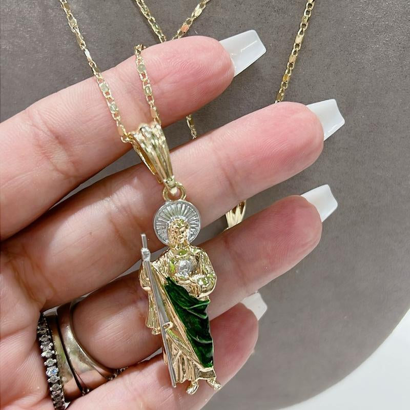 Cadena De San Juditas En Chapa De Oro De 18K RAF ROSSI GOLD PLATED