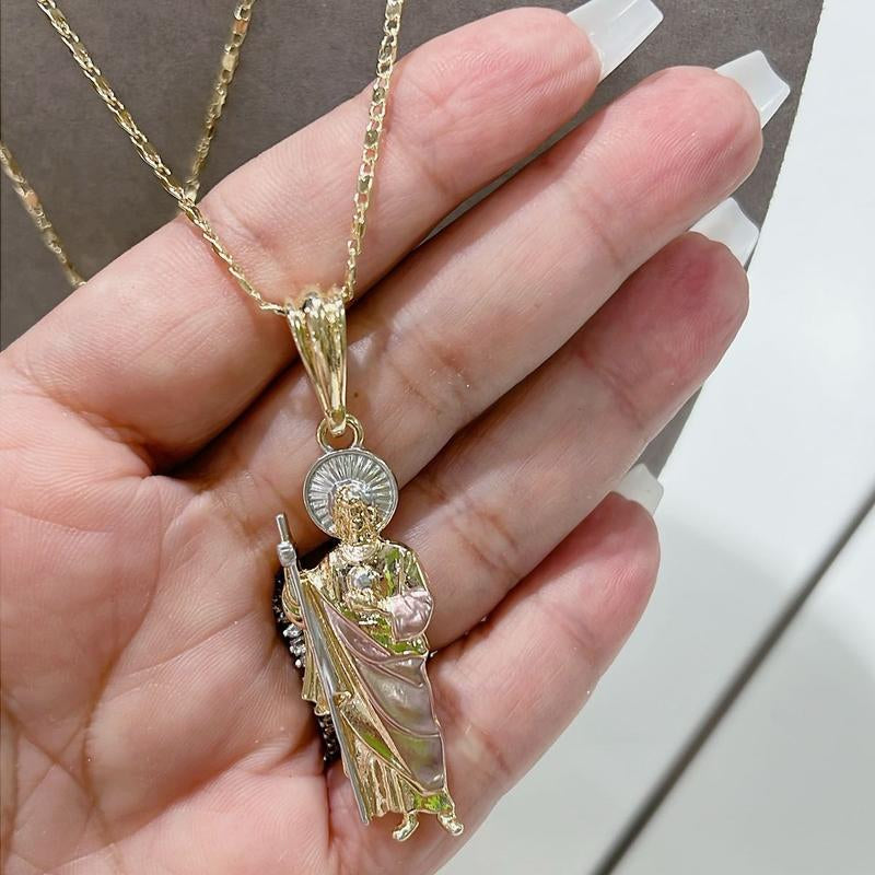 Cadena De San Juditas En Chapa De Oro De 18K RAF ROSSI GOLD PLATED